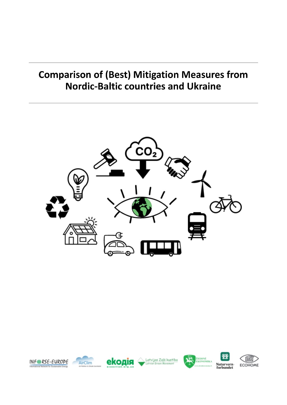 Comparison of (Best) Mitigation Measures from Nordic-Baltic countries and Ukraine