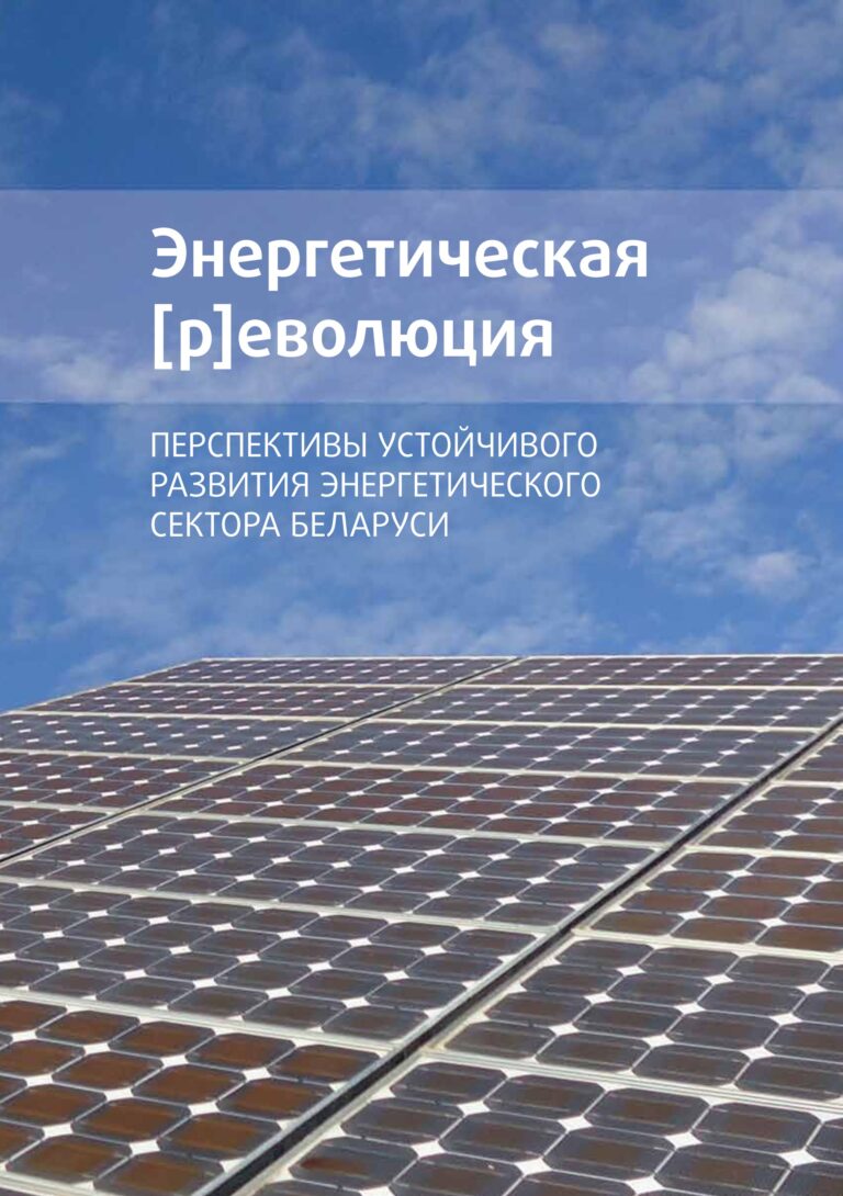 Энергетическая [р]еволюция. Перспективы устойчивого развития энергетического сектора Беларуси